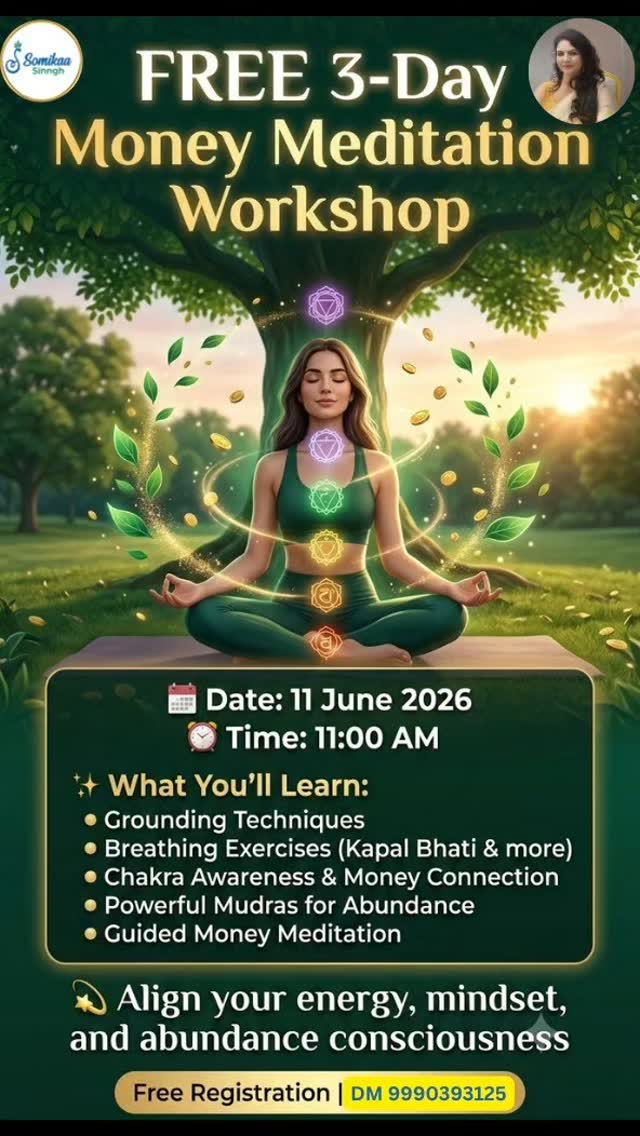 https://chat.whatsapp.com/E85kq6k7zXw5eWc5FSkMsi

 Somikaa Sinngh is inviting you to a scheduled Zoom meeting.

Topic: MONEY MEDITATION Somika Singh's Zoom Meeting
Time: Jun 11, 2026, 11:00 AM Mumbai, Kolkata, New Delhi
 
Meeting ID: 883 8468 5879
Passcode: 8hj8sz
​#7Chakras #ChakraHealing #ChakraBalancing #EnergyHealing #SevenChakras KundaliniAwakening EnergyInMotion ChakraMeditation AuraCleansing HealYourself